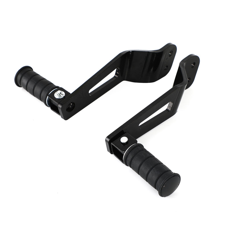 Black Rear Passenger Foot Pegs For Yamaha Bolt XVS950 XVS950R-Spec 2014-2020 Generic