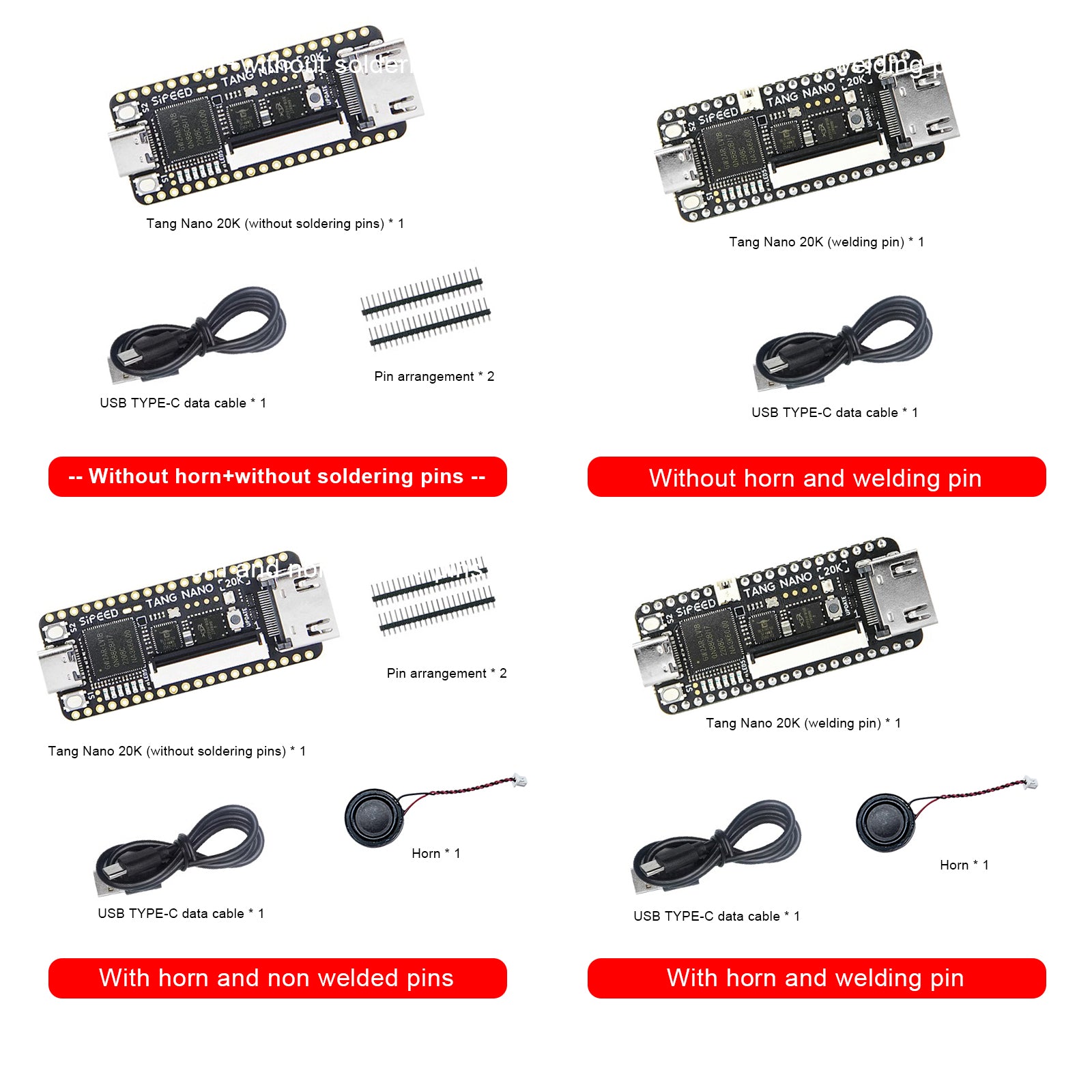 Placa de desarrollo Sipeed Tang Nano 20K, juego Retro FPGA de código abierto con altavoz