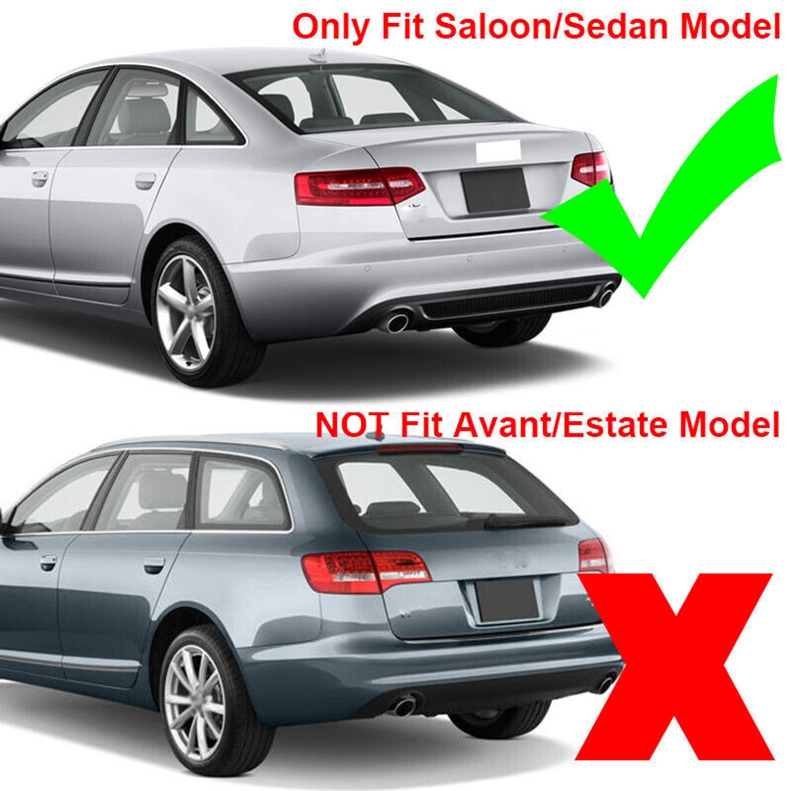 أودي A6 C6 سيدان 2009-2011 مصباح الضوء الخلفي الأيمن لصندوق السيارة الخلفي