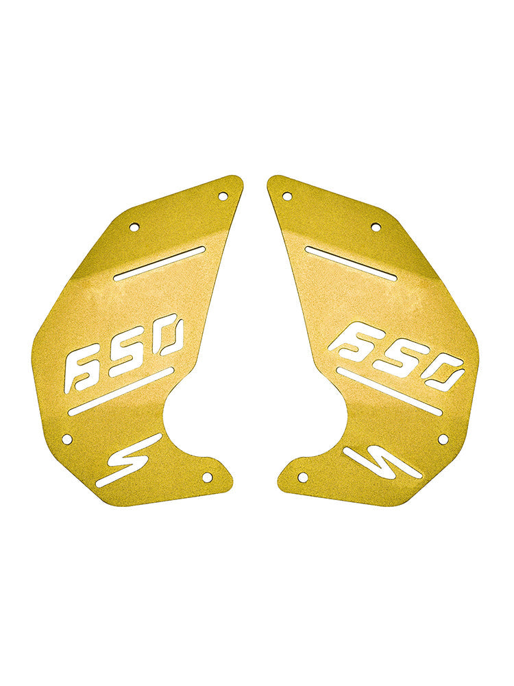 Placa de cubierta del motor, Panel lateral dorado para Kawasaki Vulcan S En650 Vn650 2015-2022 Cafe