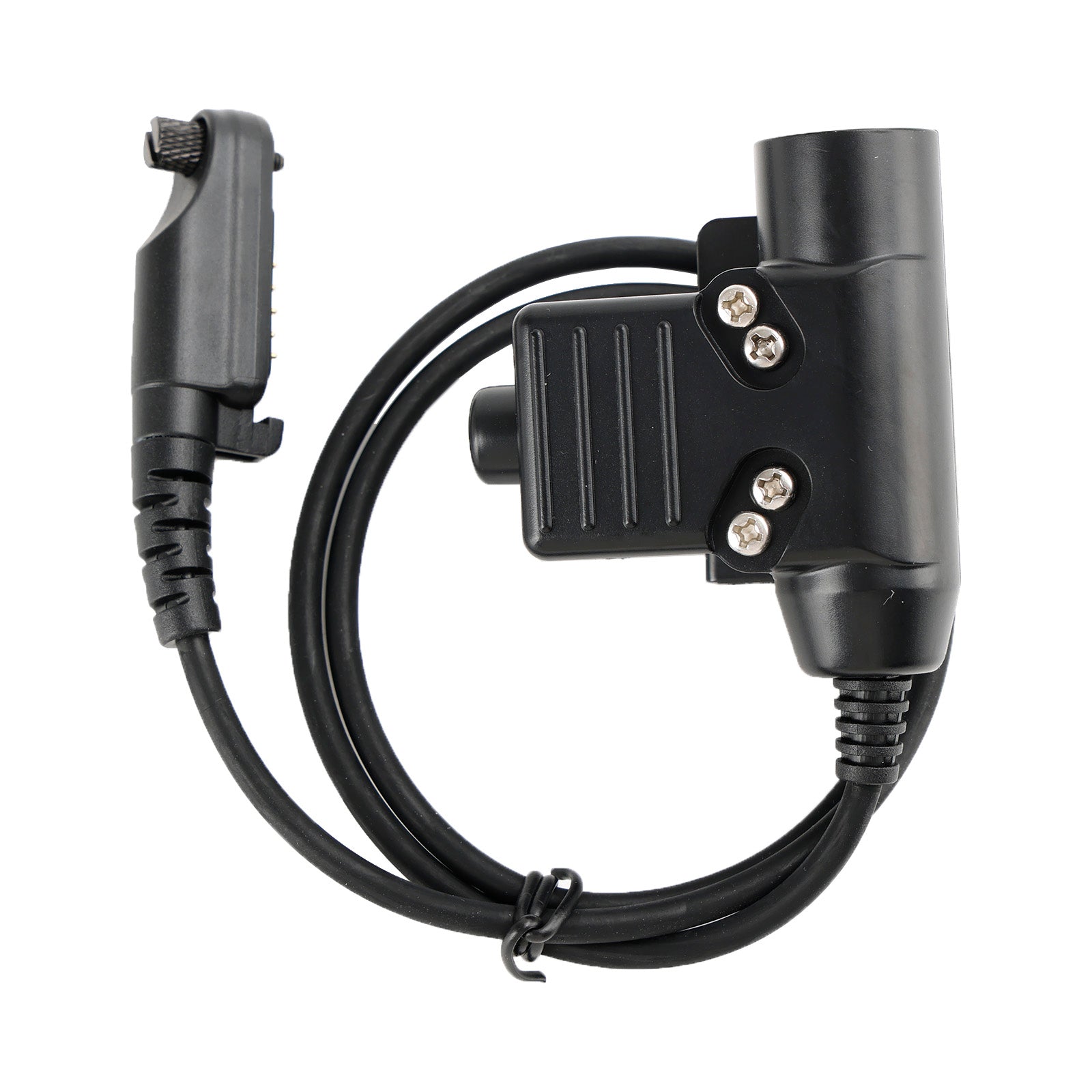 7.1mm Big Plug Tactical Throat Headset 6-Pin U94 PTT For HYT PD682g PD662g PD665