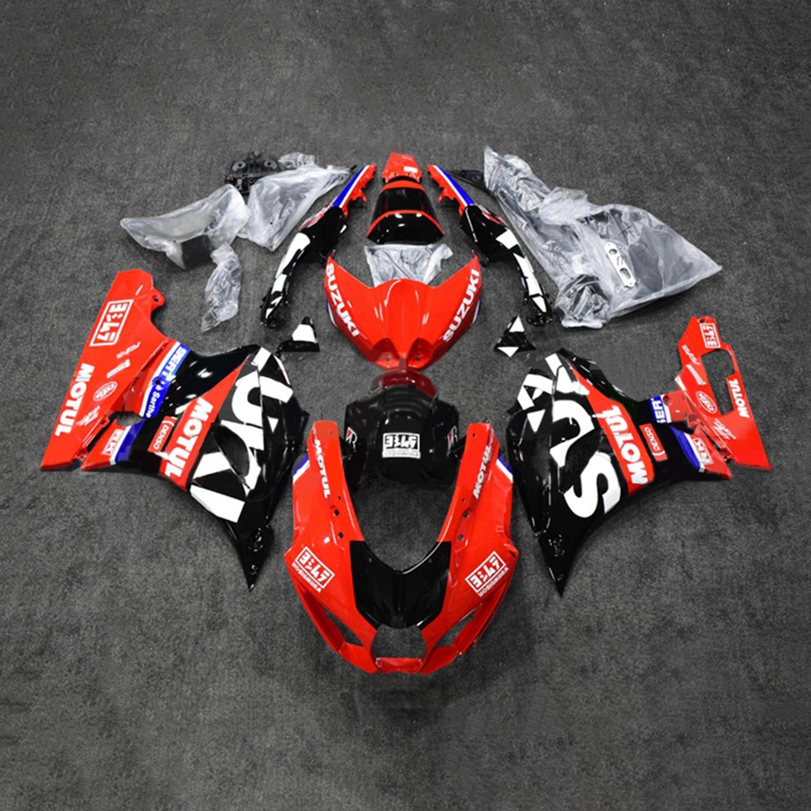 سوزوكي GSXR1000 2017-2023 K17 Fairing Kit هيكل السيارة بلاستيك ABS