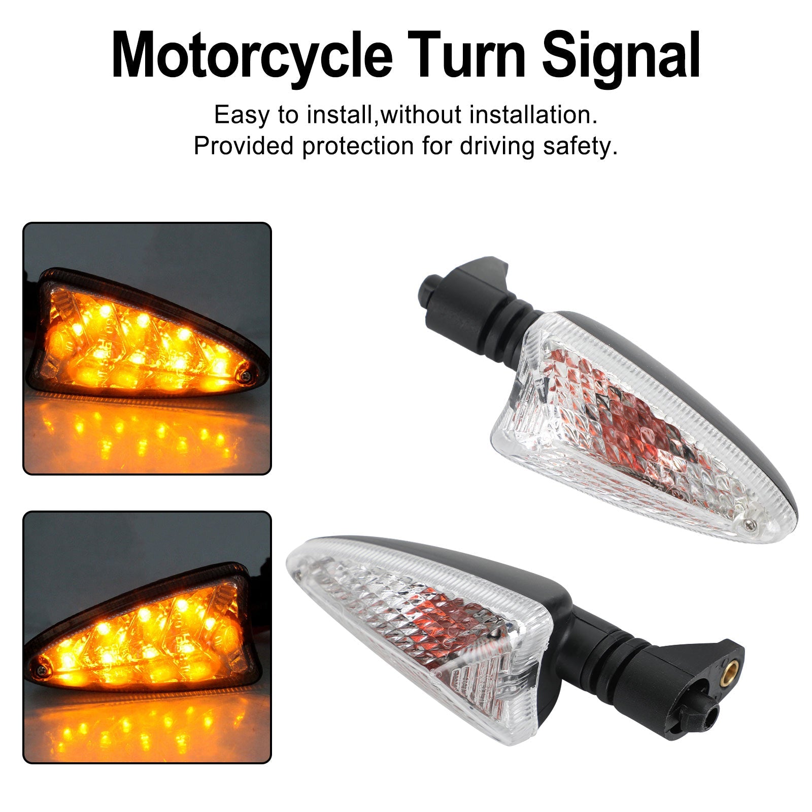 Turn Signals Light For Speed Triple 1050 Street Triple 675/R Daytona Tiger 800 Generic