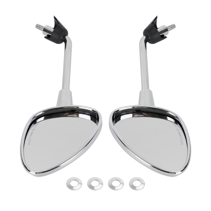 Left & Right Rearview Mirror Chrome For Vespa Sprint 50 125 150 2014-2022 Generic
