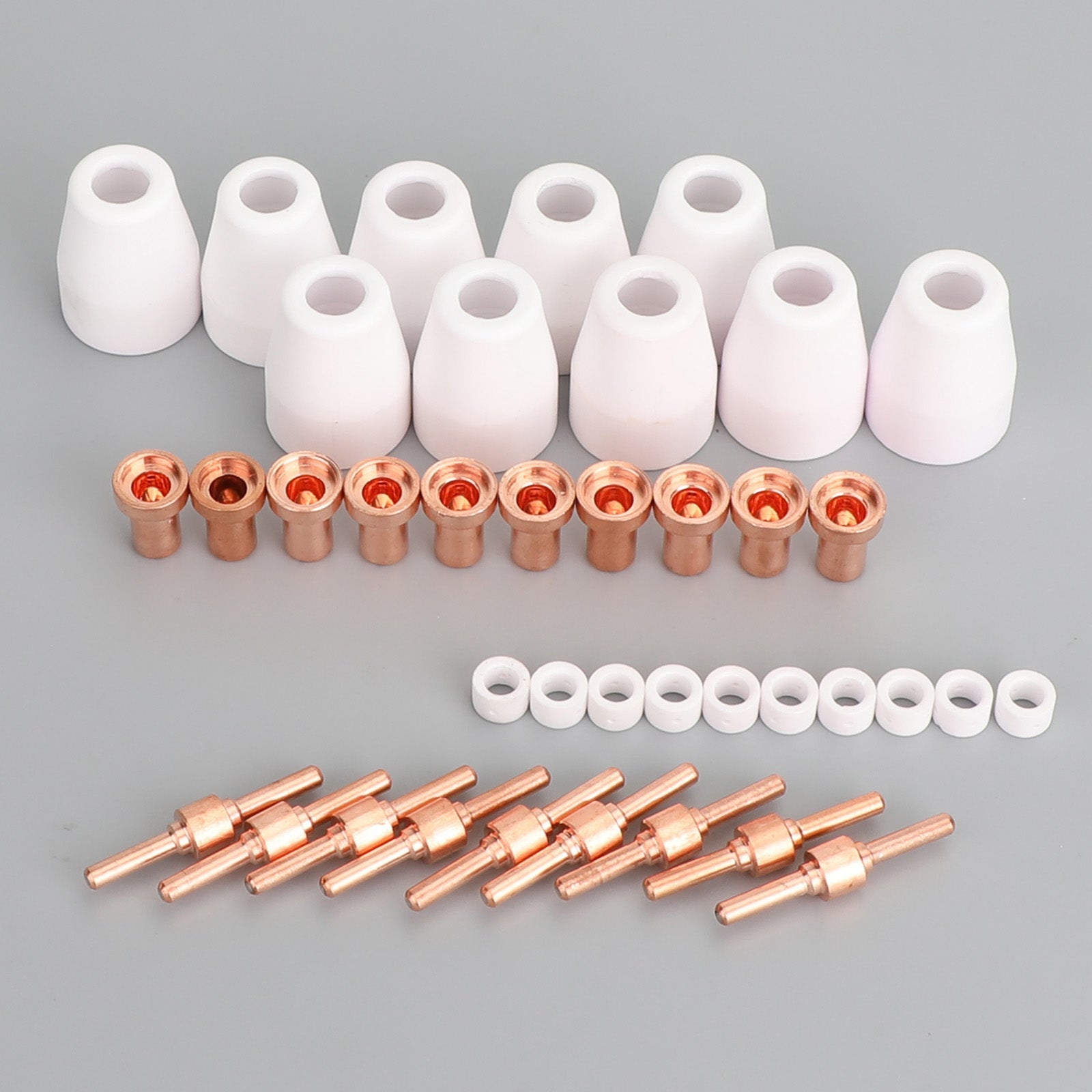 40Pcs Air Plasma Cutter Consumables Extend Fit For PT-31 LG-40 Torch CUT-40 50