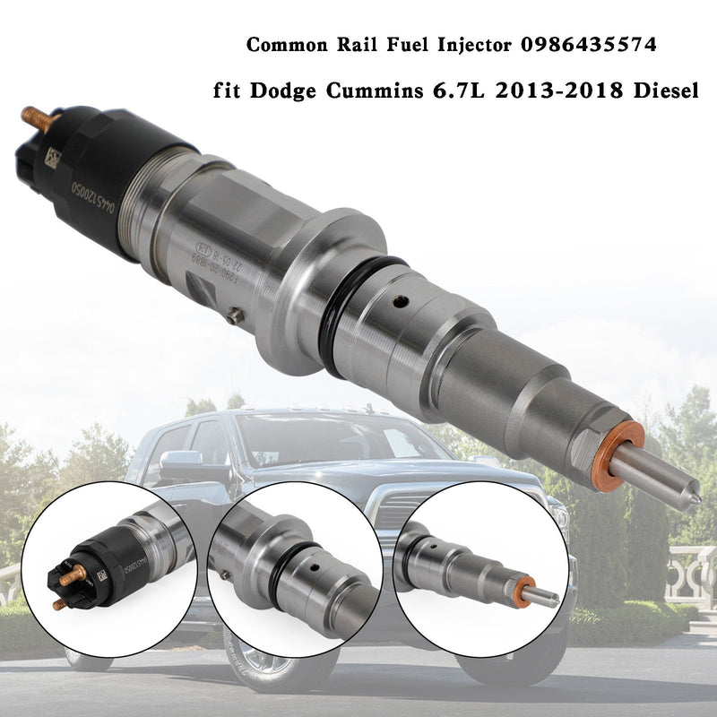 Dodge Cummins 6.7L 2013-2018 Diesel Common Rail Fuel Injector 0986435574 Generic