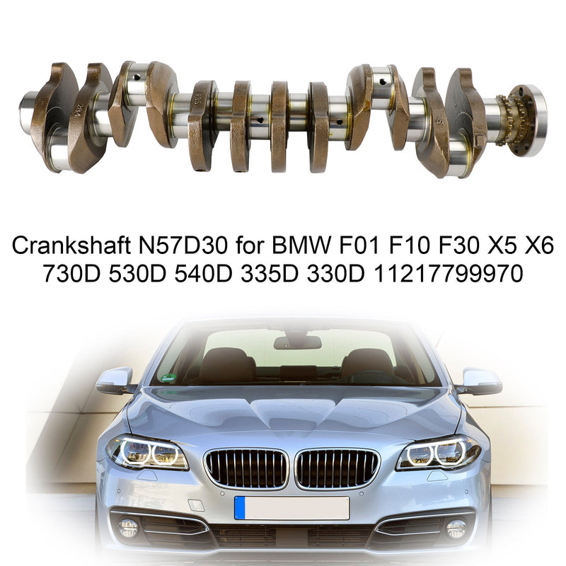 11217799970 11217809375 Crankshaft N57D30 for BMW F01 F10 F30 X5 X6 730D 530D 540D 335D 330D