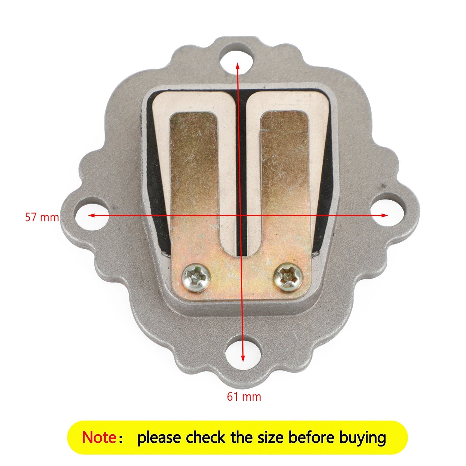 Válvula de láminas para YAMAHA V50 V7 V75 U7 U7E NOS 298-13610-00