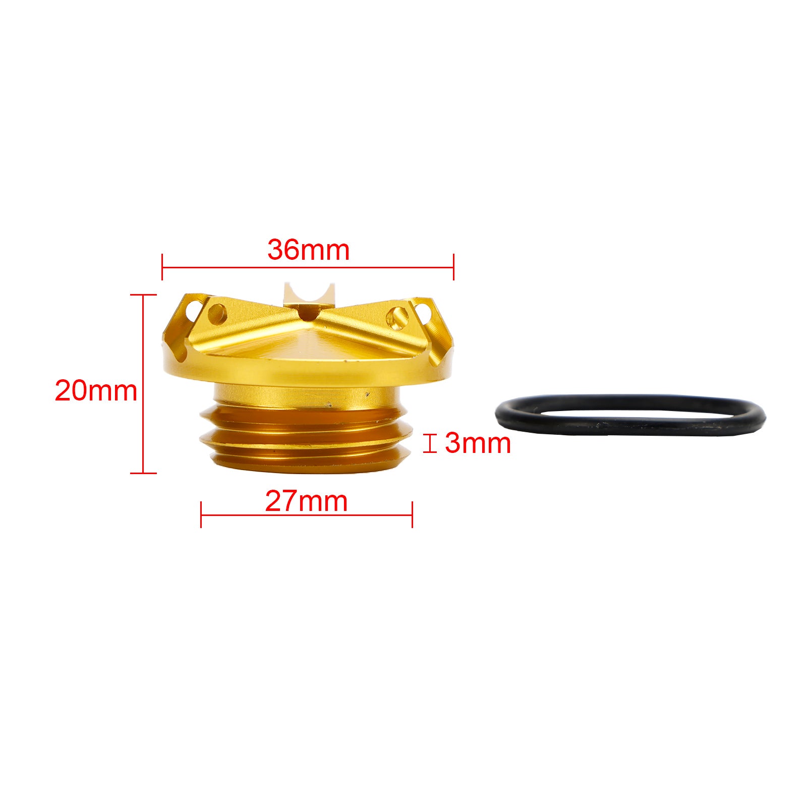 Engine Oil Drain Plug Cap For Yamaha YZF-R1 R3 R6 R25 TDM850 XJR1200 FJR1300