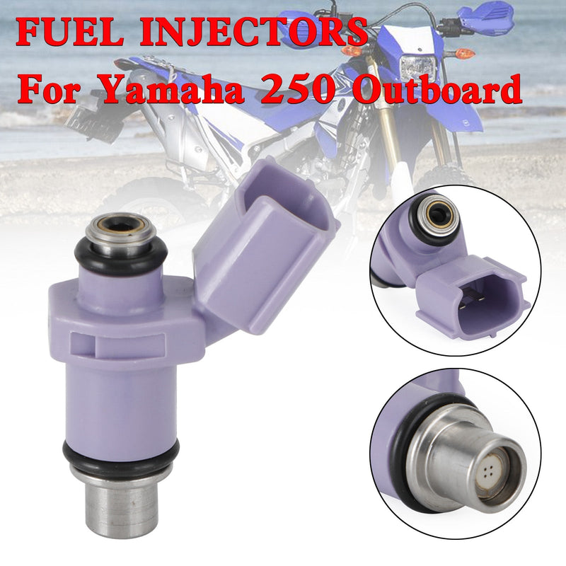 Yamaha 250 Outboard Fuel Injectors 6P2-13761-10-00