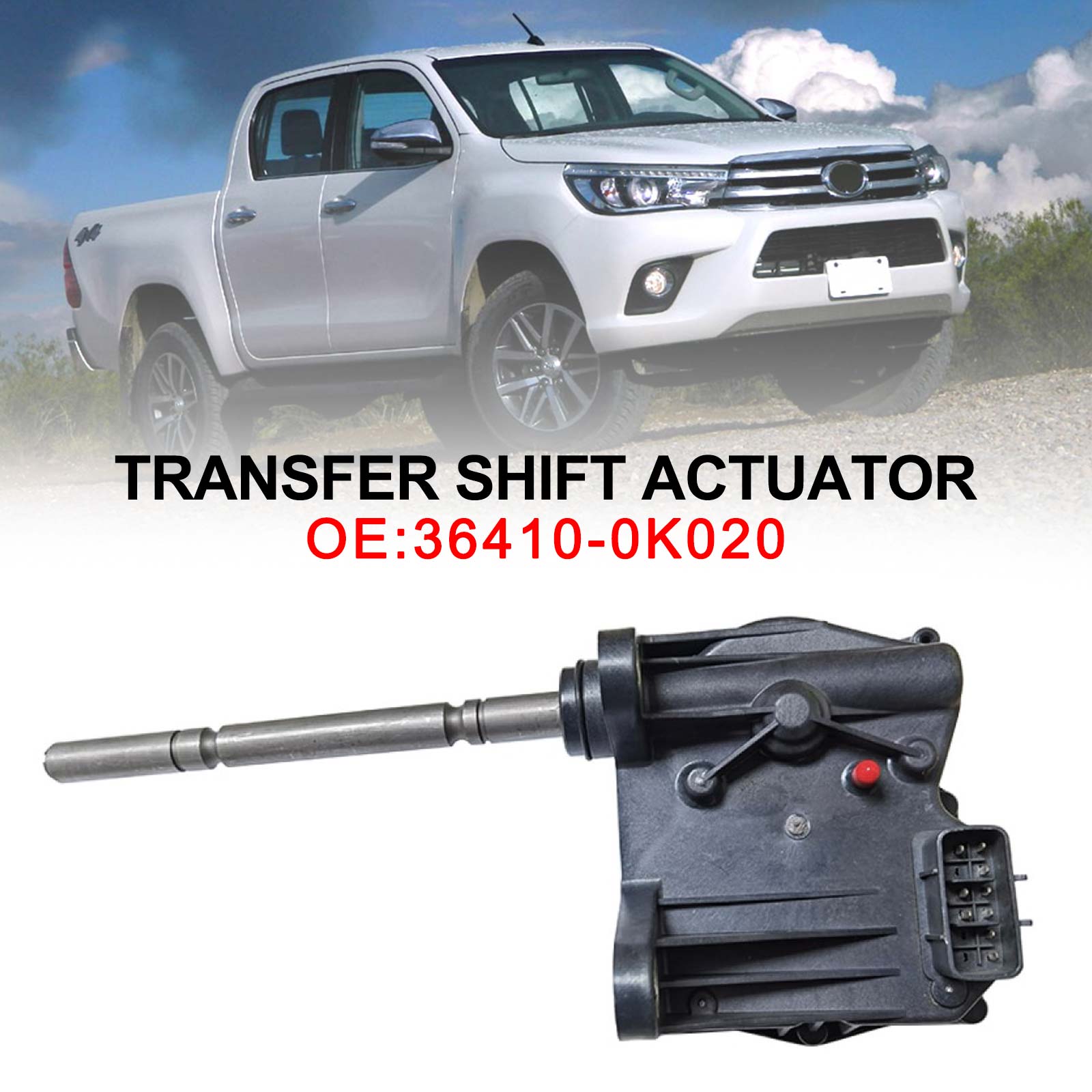 2016- محرك تويوتا فورتشنر: 2GDFTV 1GDFTV 2TRFE Transfer Shift Actuator 36410-0K020 Fedex Express