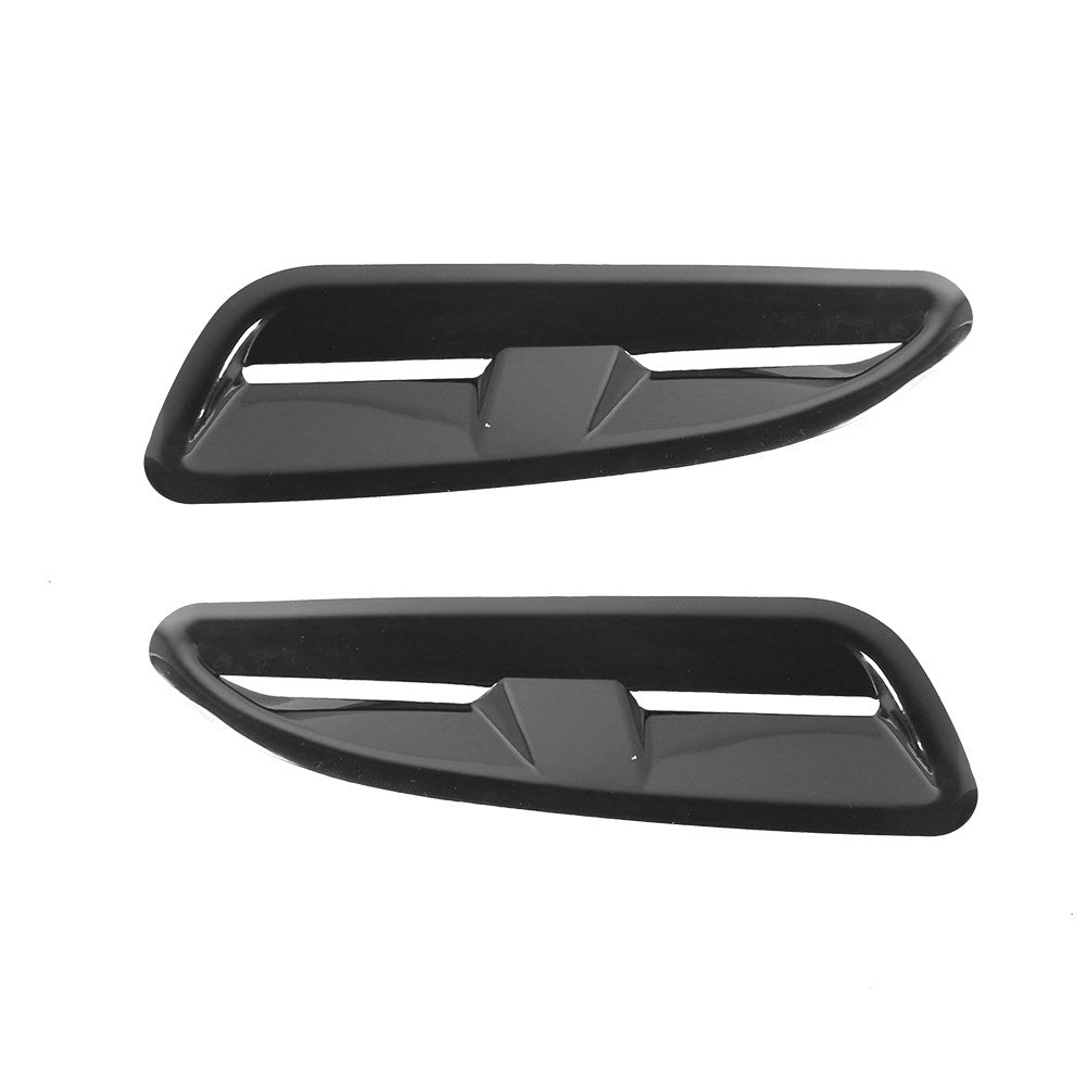 ABS Plastic Bonnet Vents Gloss Black Finish For Jaguar Xkr Style Rs Vxr Ford Bmw