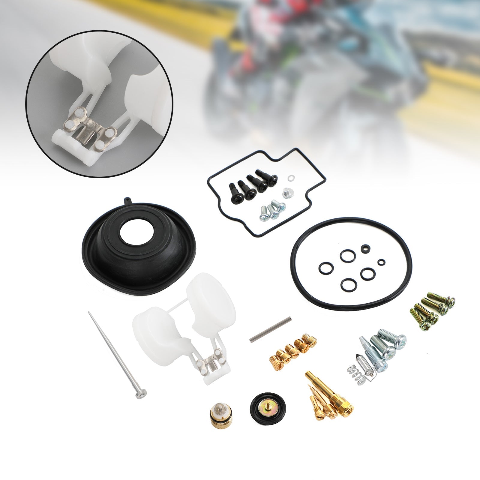 Carburetor Carb Rebuild Kit fit for Ninja ZX-9R GPZ900R ZX900A/B/C 1994-03 Generic