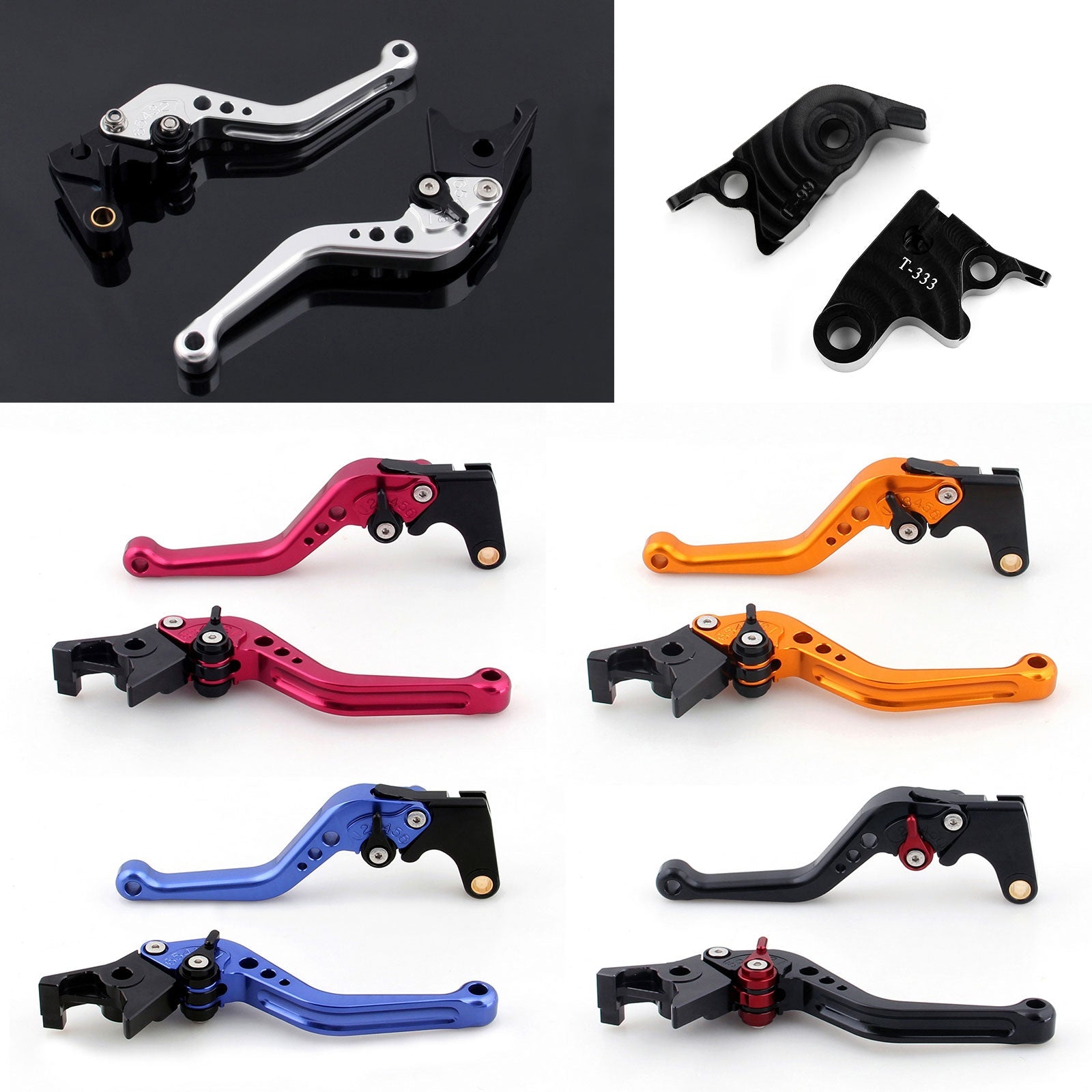 Short Clutch Brake Lever fit for Speed Triple R 2016-2018 Tiger 1050 Scrambler Generic