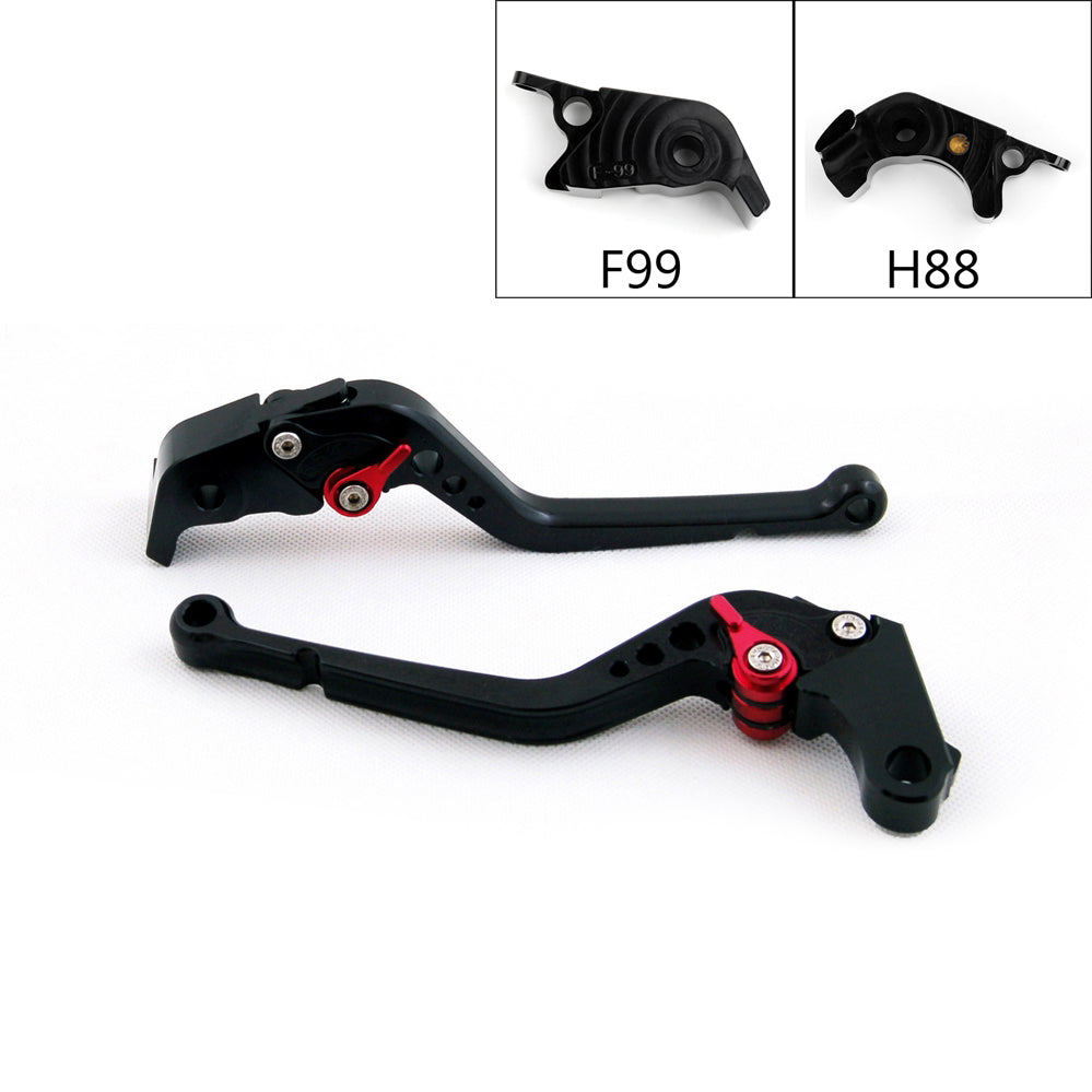 Long Brake Clutch Levers For Kawasaki ZZR/ZX1400 SE Version 2016-2017 Black Generic