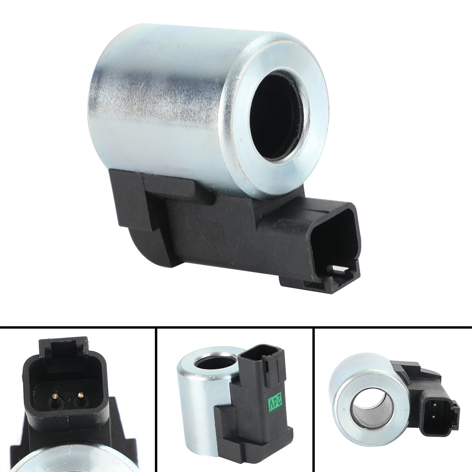 Solenoid Valve Coil 24V Fit For Hyundai R225-7 Excavator