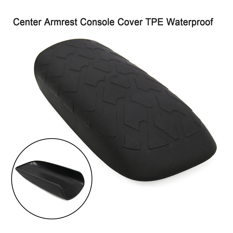 Cubierta de consola de reposabrazos central TPE impermeable para Ford Bronco Sports 2021-2022 genérico