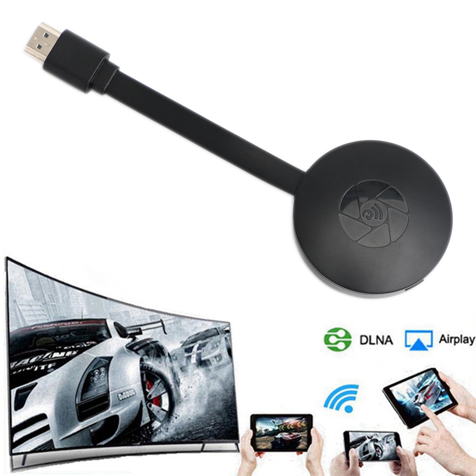 4K 1080P Wireless WiFi Display Dongle TV Stick Adaptador HDMI G2 para IOS Android