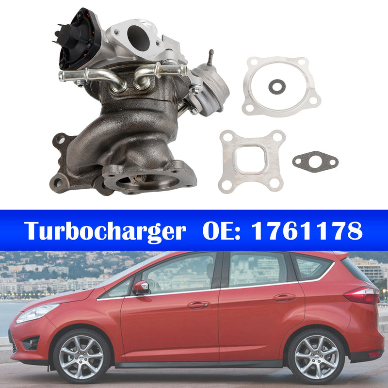 2015-2017 Ford Fiesta 1.0L Turbo Turbocharger + Gaskets 1761178 1799836 1808411 CM5G6K682HB CM5G6K682HC