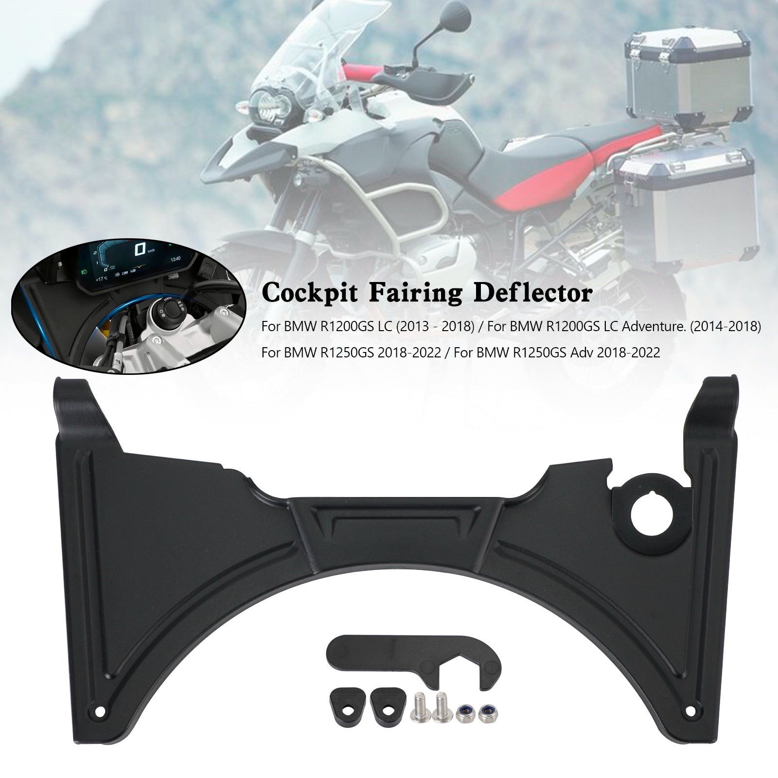 Deflector de carenado de cabina BMW R1200GS LC R1250GS ADV Adventure 2013-2022