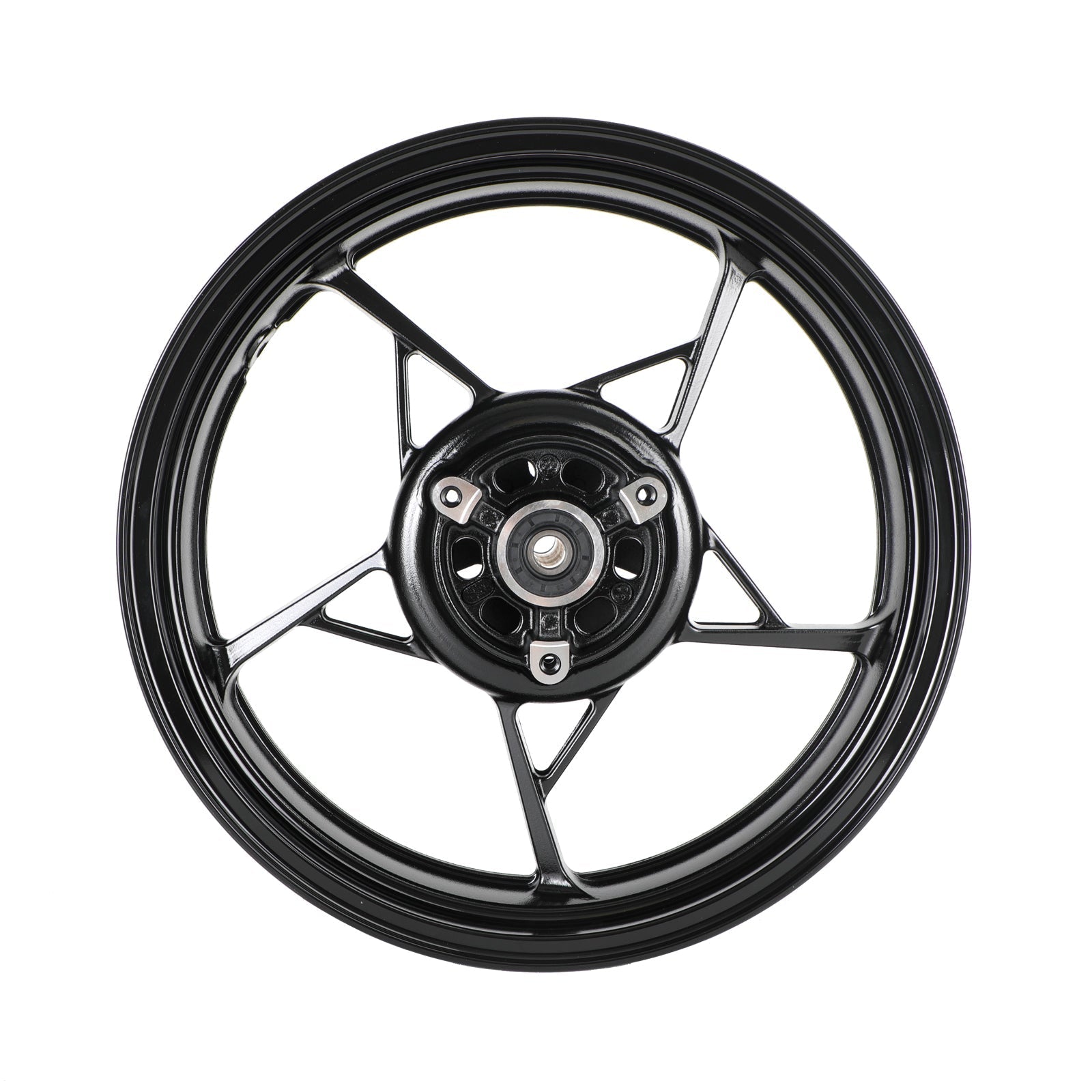 Black Rear Wheel Back Rim For Kawasaki Z400 EX400 Ninja 400 ABS 2018-2023 Generic