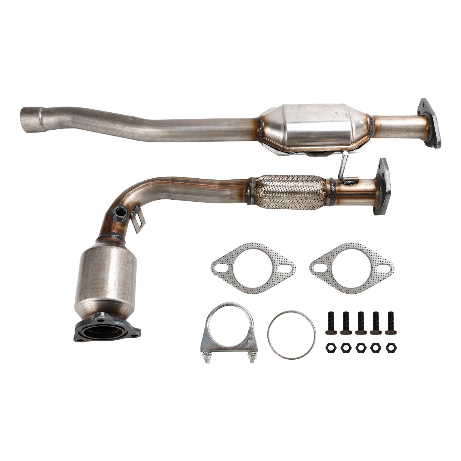 Front & Rear Catalytic Converters Direct Fit For Chevy Equinox 2.4L 2010-2014