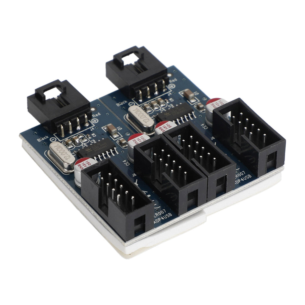 Usb Header Module 9 Pin USB Header Male 1 to 4 Female Motherboard Extension Connector Ex