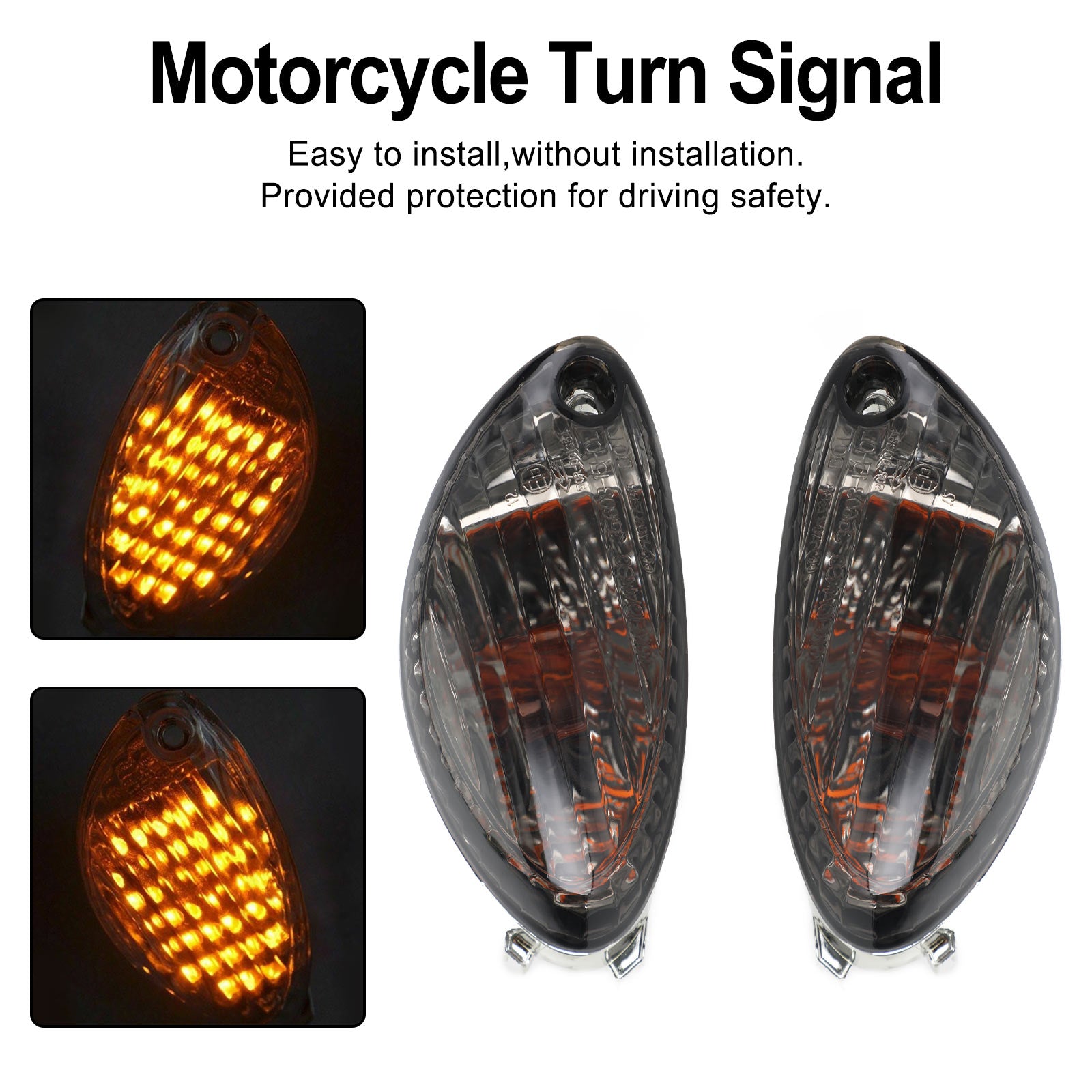 Rear Turn Signal Light for SUZUKI Hayabusa GSXR1300 GSX-R 1300 2008-2017 Generic