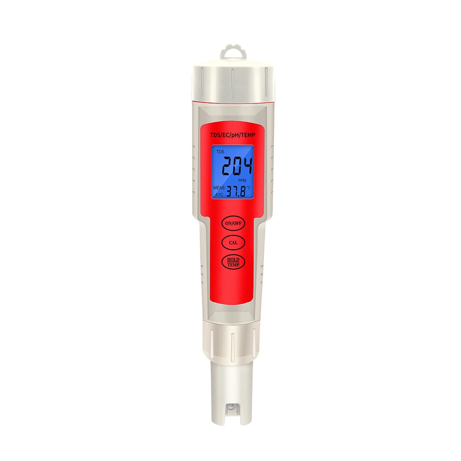 Probador de análisis de calidad del agua con pluma medidora Digital de temperatura 4 en 1 PH/TDS/EC/temperatura