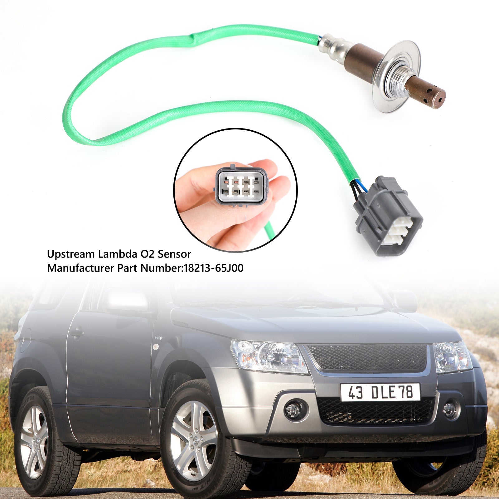 18213-65J00 Upstream Lambda O2 Sensor For Suzuki Grand Vitara 1.6 2.0L 06-15 Generic