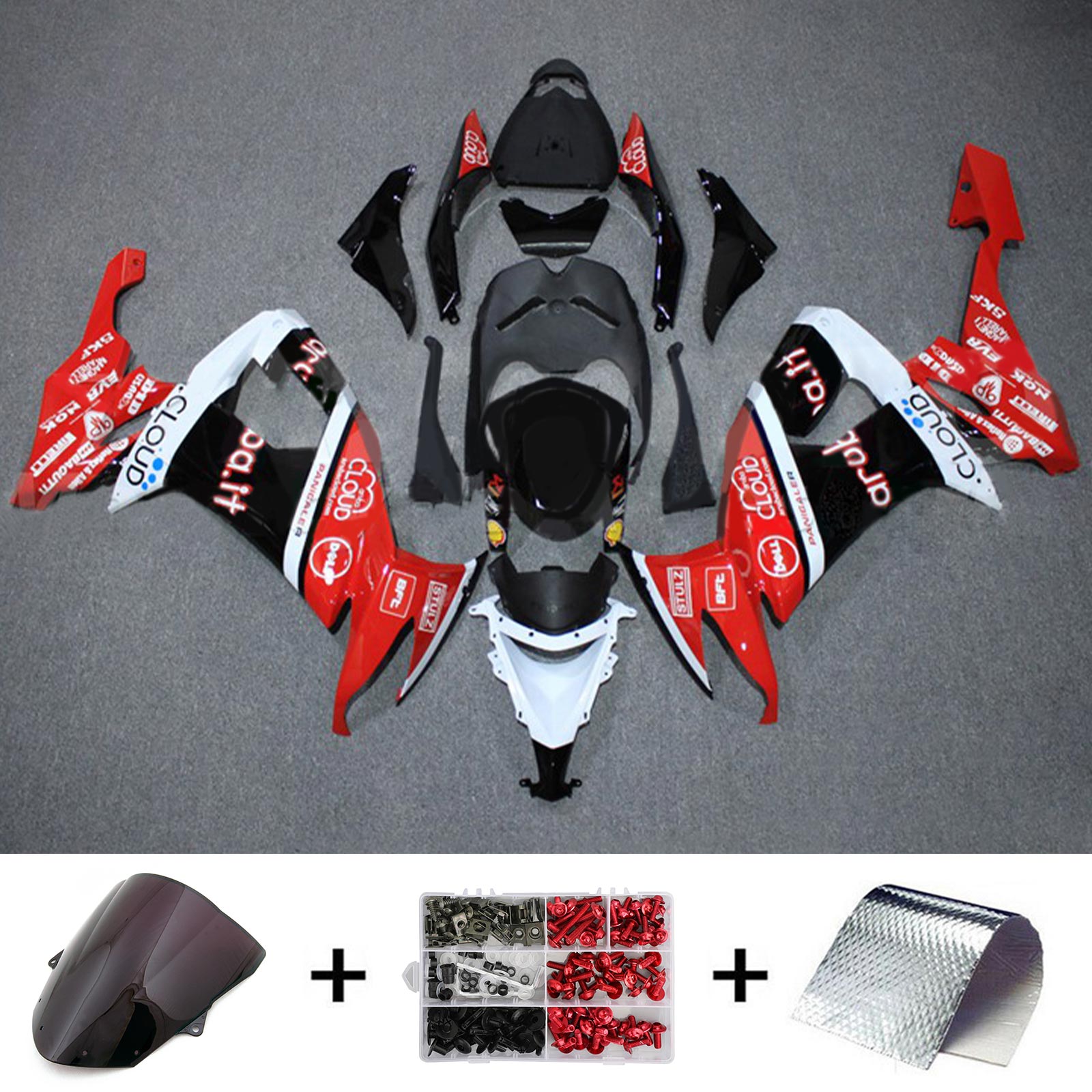 Kawasaki ZX10R 2008-2010 Fairing Kit Bodywork Plastic ABS