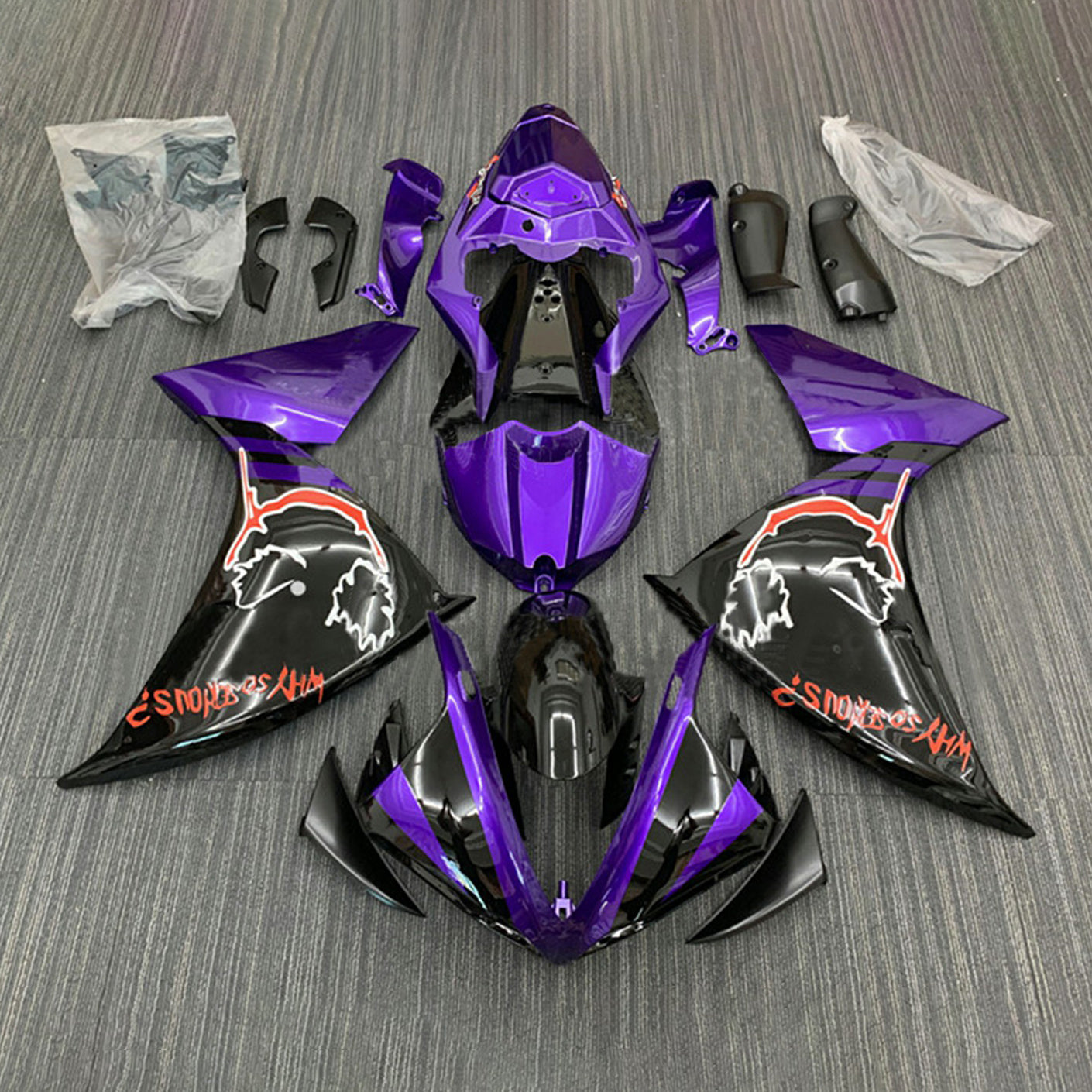 Yamaha YZF 1000 R1 2009-2011 Fairing Kit Bodywork Plastic ABS