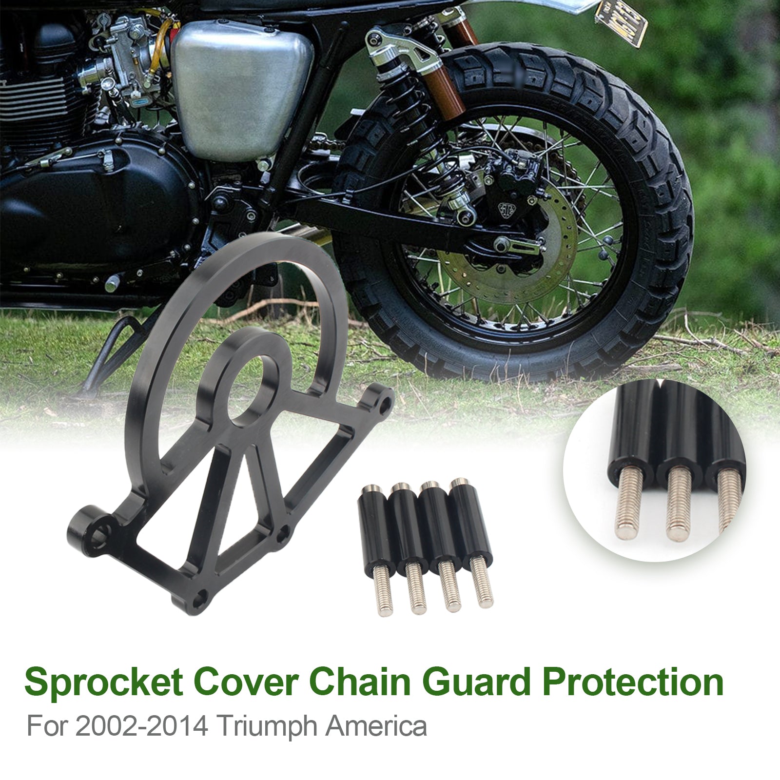 Sprocket Cover Chain Guard Protection For Hinkley Bonneville Thruxton Generic