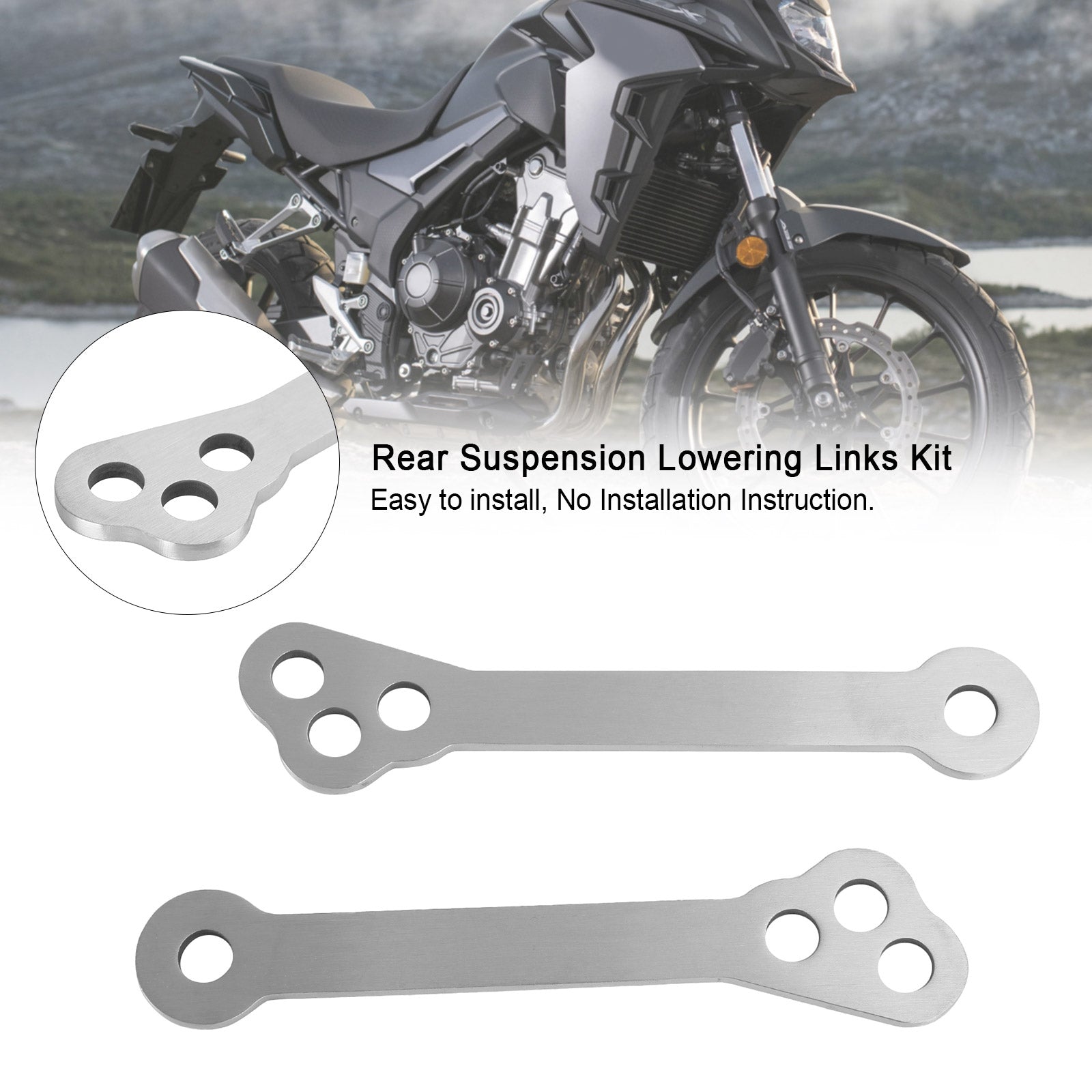 Kit de enlaces de descenso de suspensión trasera para HONDA CB400X CB 400X CB500X 2019-2020 Genérico