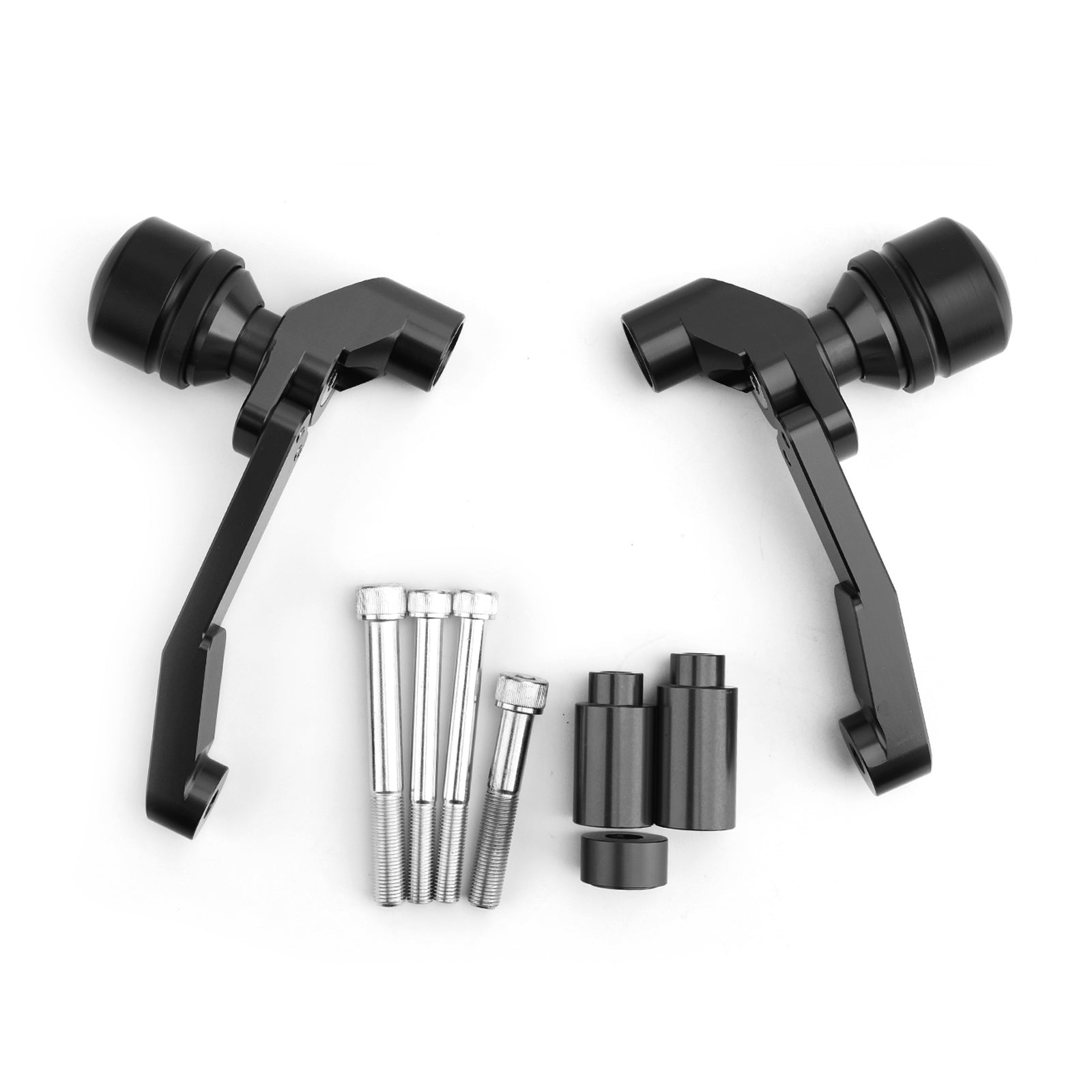 Engine Frame Sliders Crash Protectors Kit for Honda CB650R 2019-2021 Black Generic