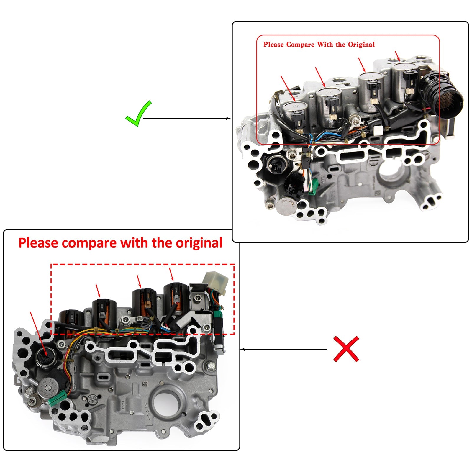 2010-2015 نيسان كيوب جوك مارش صني سوزوكي ألتو JF015E RE0F11A CVT صمام الجسم L3