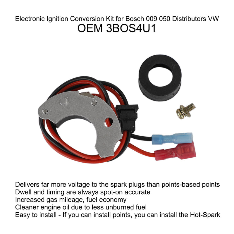 Bosch 009 050 Distributors 3BOS4U1 VW Electronic Ignition Conversion Kit