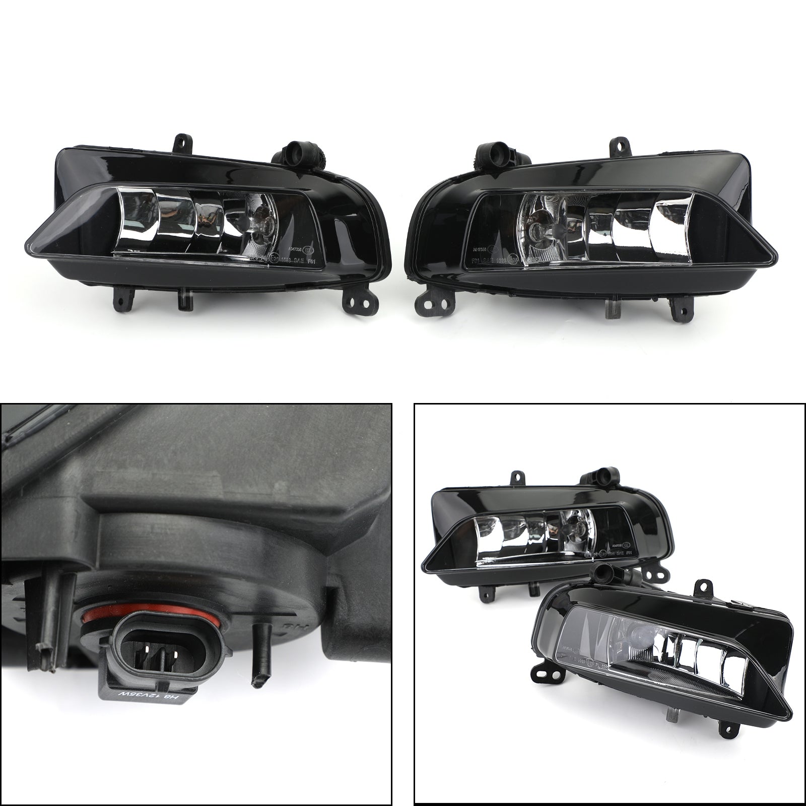 Par de luces delanteras antiniebla halógenas para AUDI S5 2013 2014 2015 2016 A5-S Line Generic