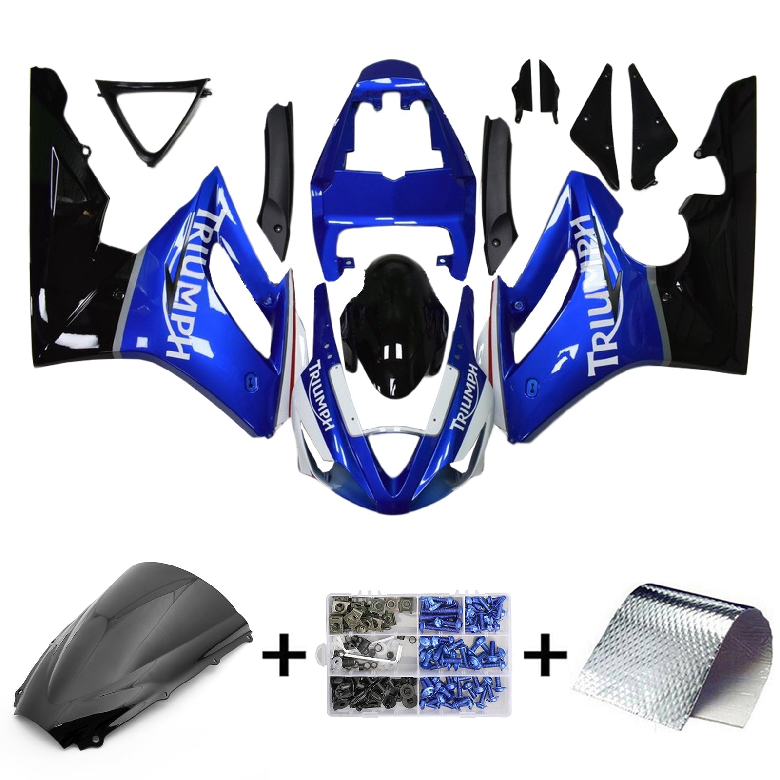 Triumph Daytona 675 2006-2008 Fairing Kit Bodywork Plastic ABS