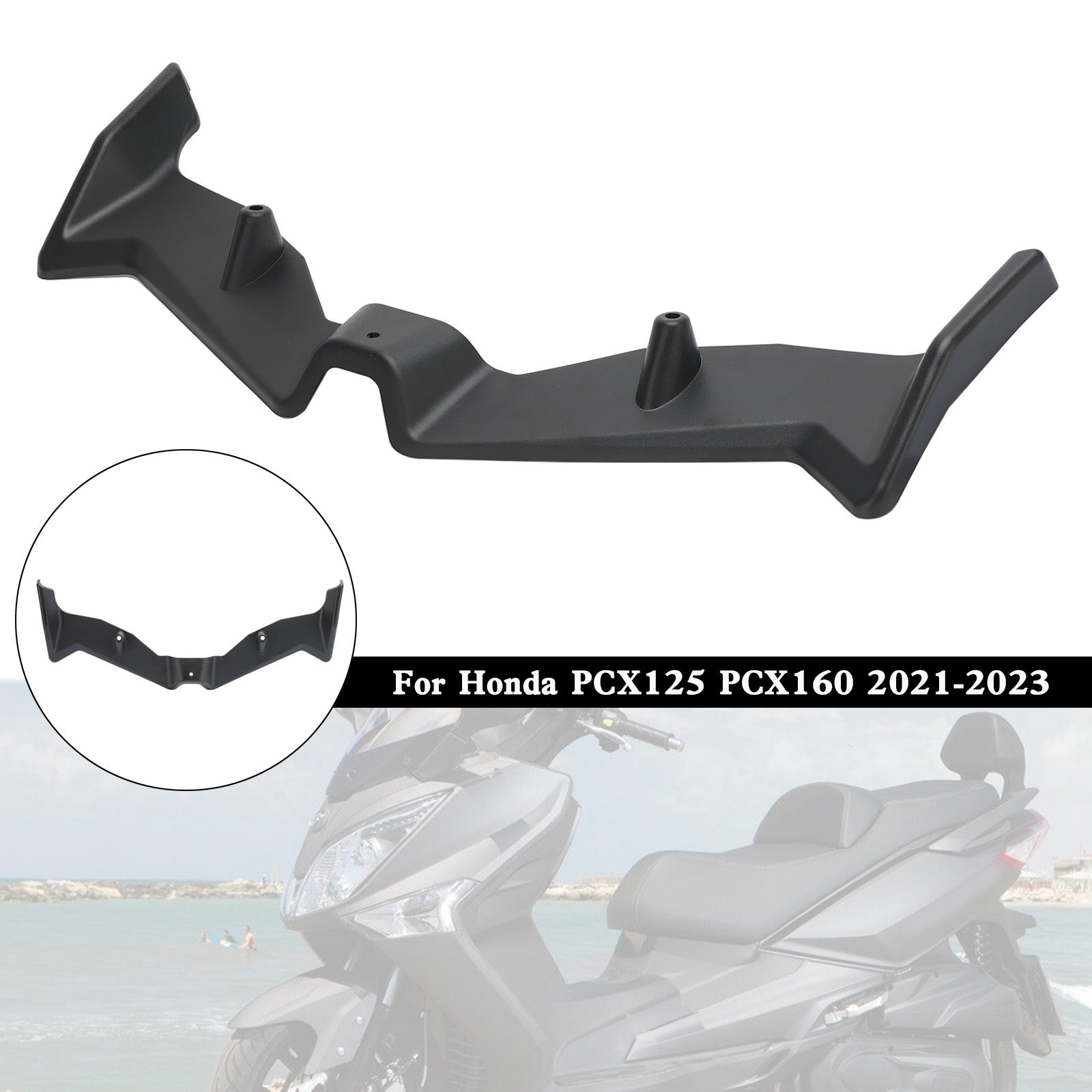 Honda Pcx125 Pcx160 2021-2023 Front Fairing Aerodynamic Winglet Cover Durable