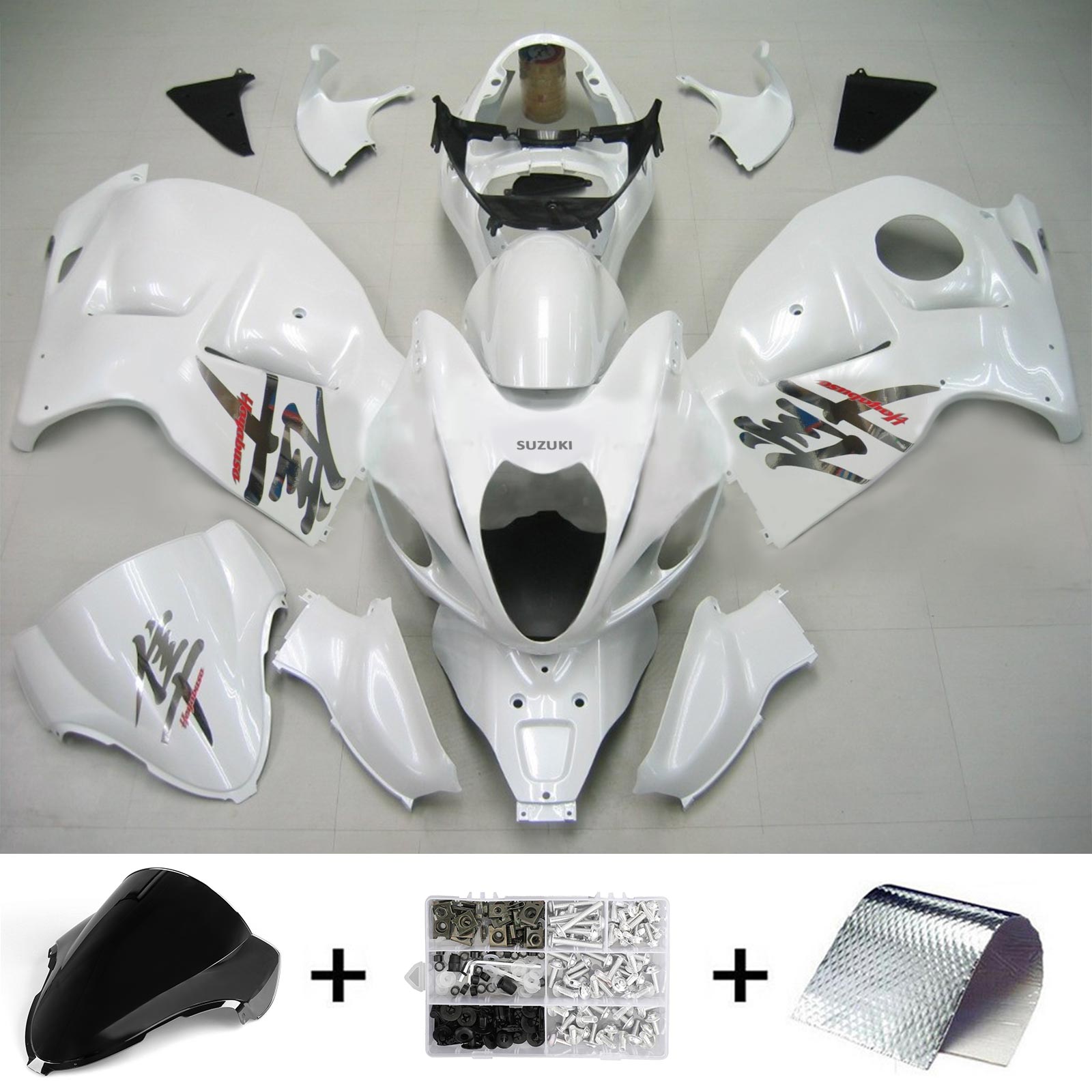 Suzuki Hayabusa GSXR1300 1999-2007 Fairing Kit Bodywork Plastic ABS