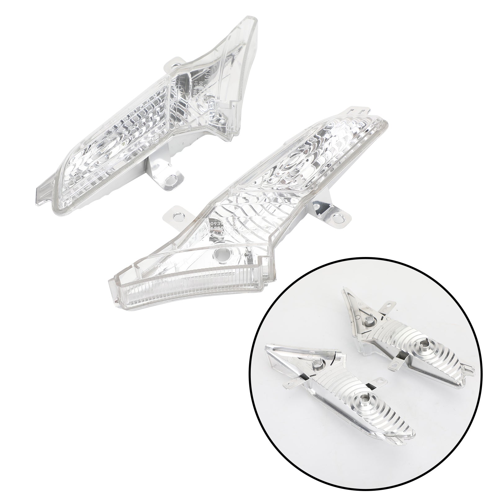 Pair Right+Left Front Side Marker Light Clear For Porsche Cayenne 2008-2010