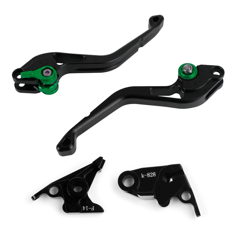 Palanca de freno de embrague corto para Kawasaki ZZR600 ZX6R ZX9R ZX10R Z1000