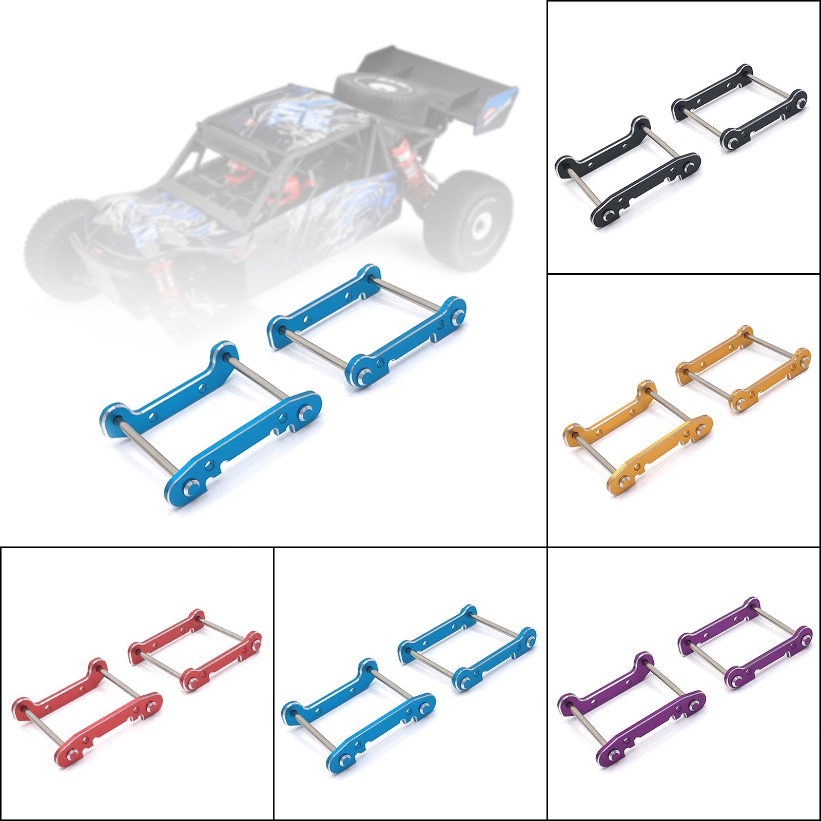 Metal Swing Arm Kit For Wltoys 124016 124017 124018 144001 144002 144010 RC Car