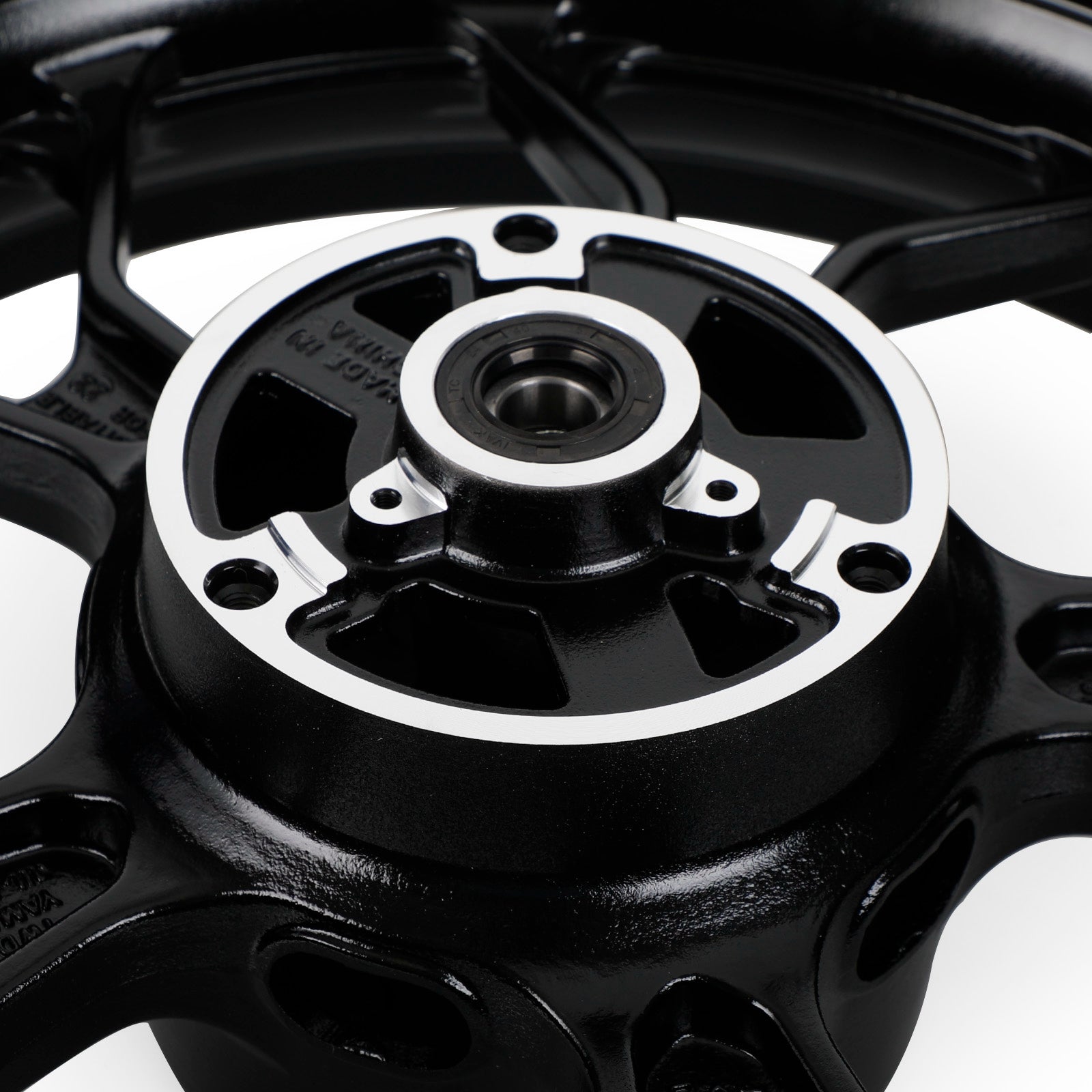 Complete Black Rear Wheel Rim Fit for Yamaha YZF-R3 YZF R3 2015-2022 NEW Generic