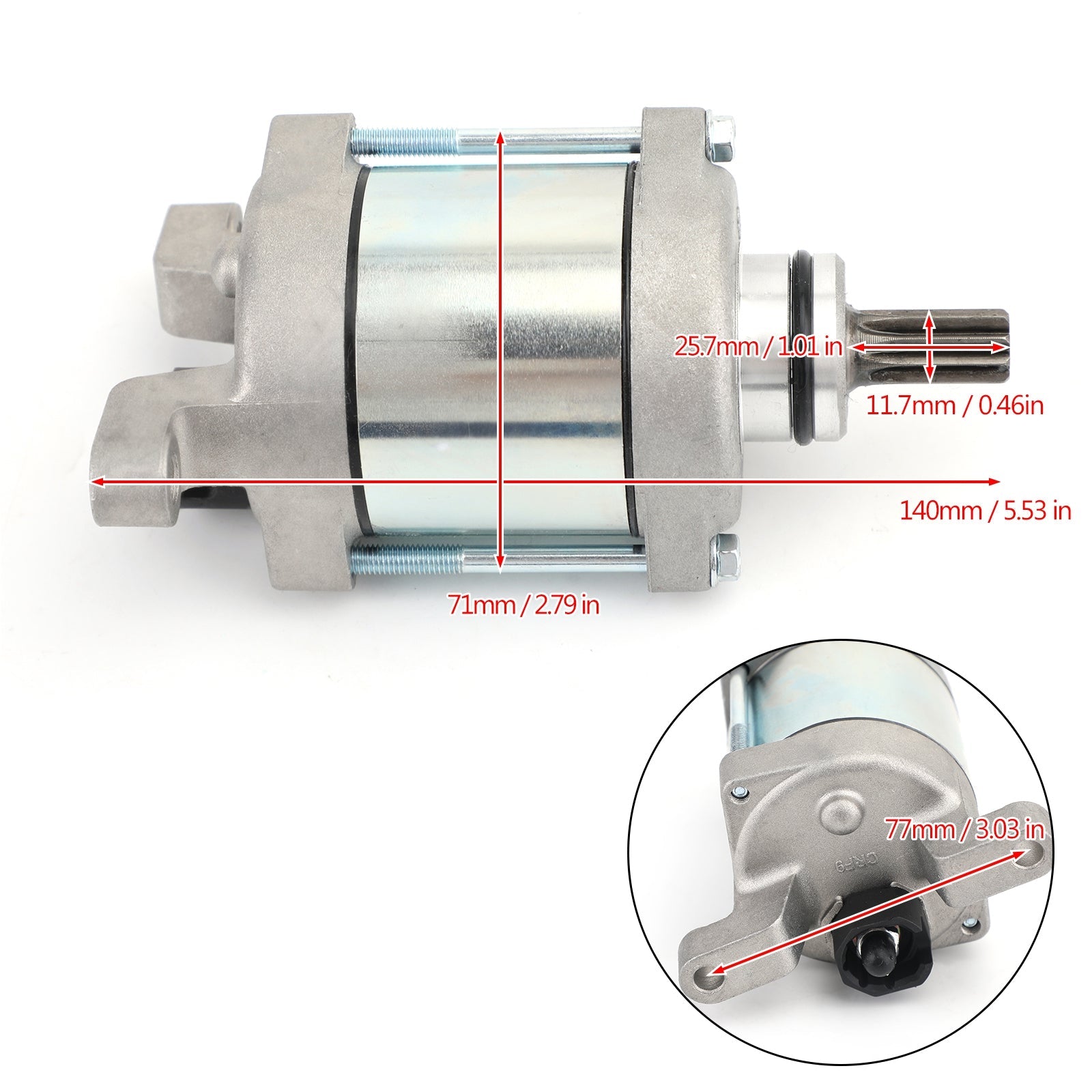 Starter Motor for Honda Dylan SH125 SH150 09-12 S-Wing FES 125 150 2007-2012 Generic