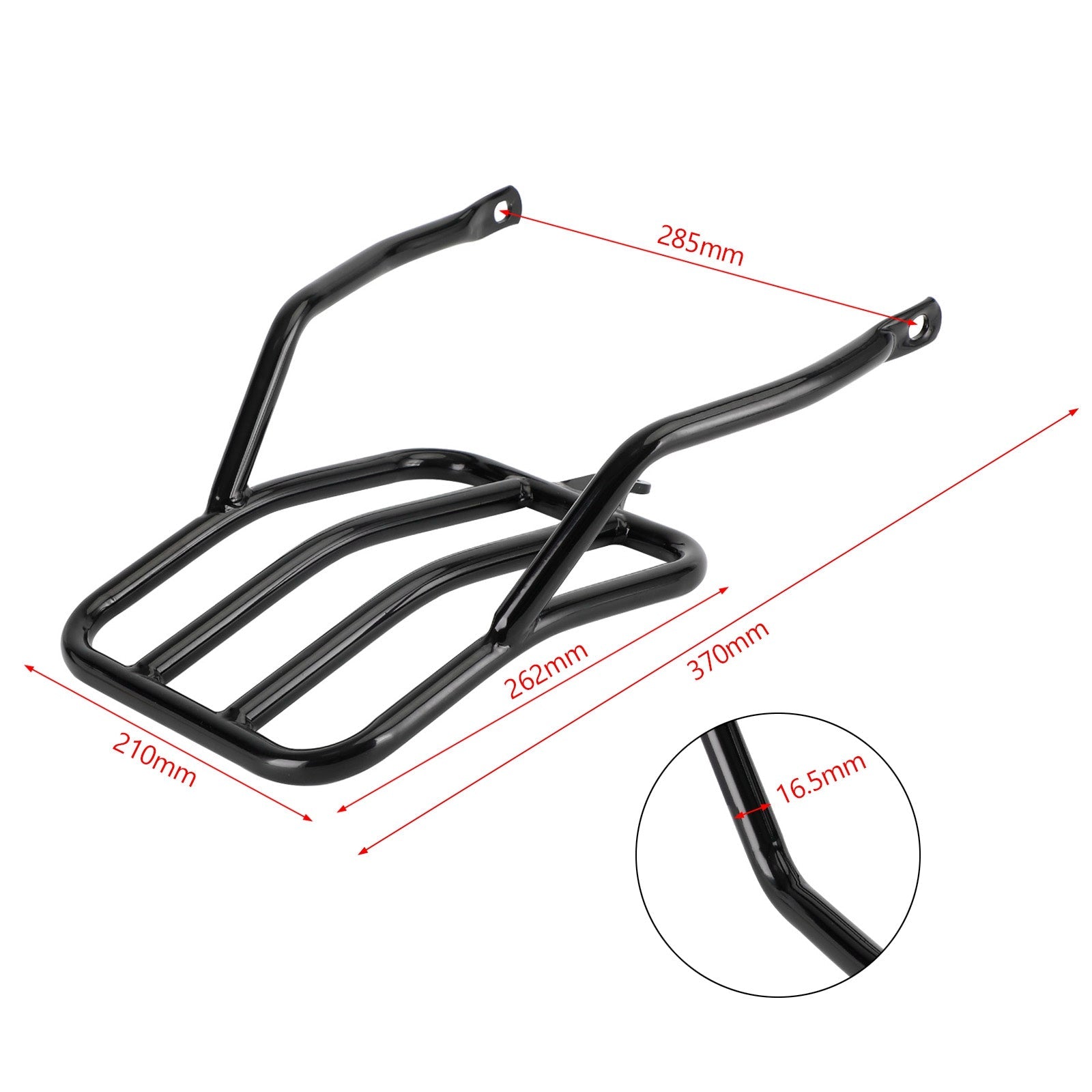 BMW R18 2020-2023 Rear Carrier Rack - Black