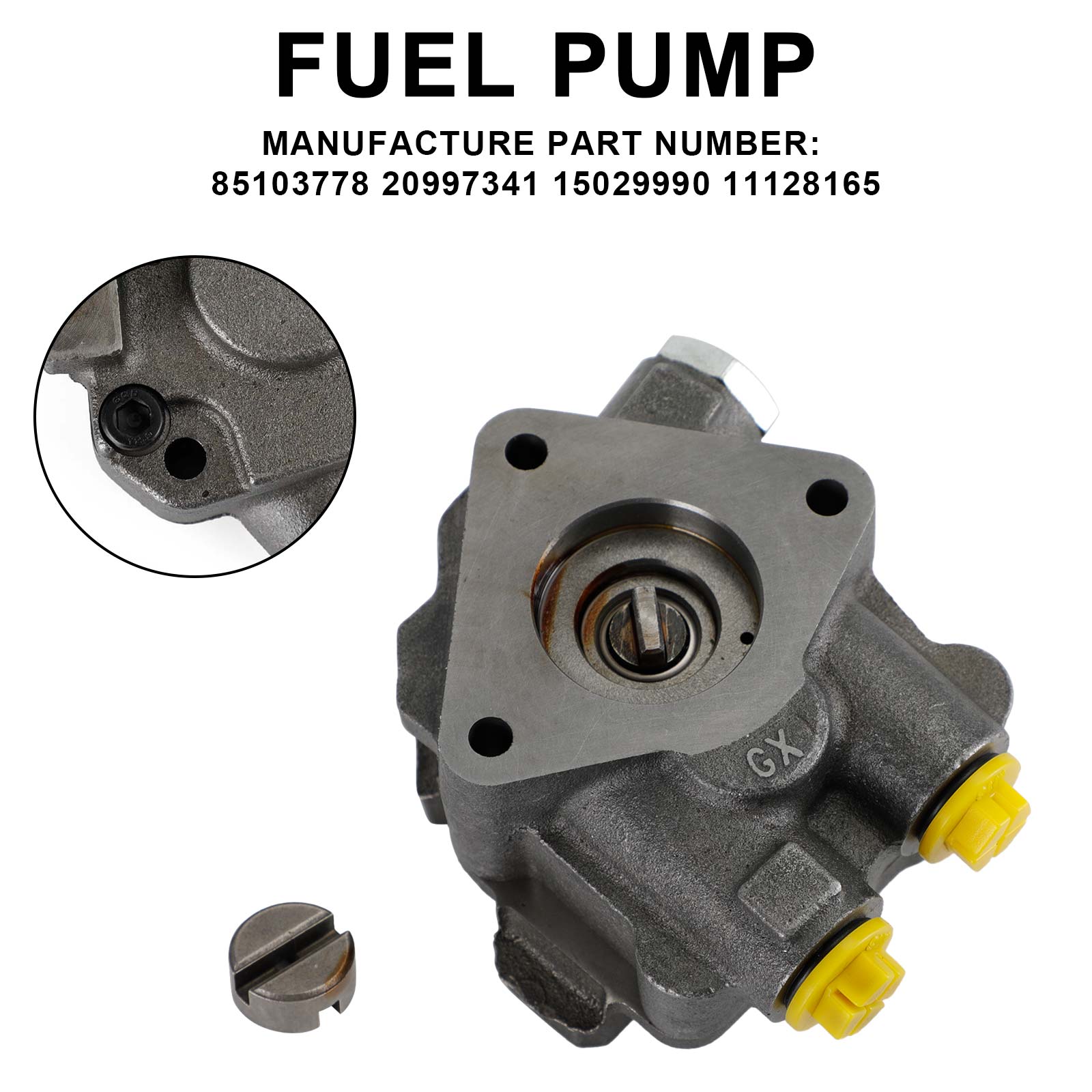 Fuel Pump 20997341 fit Volvo VN VNL VHD Series D11 D13 D16 Engine 85103778 Fedex Express