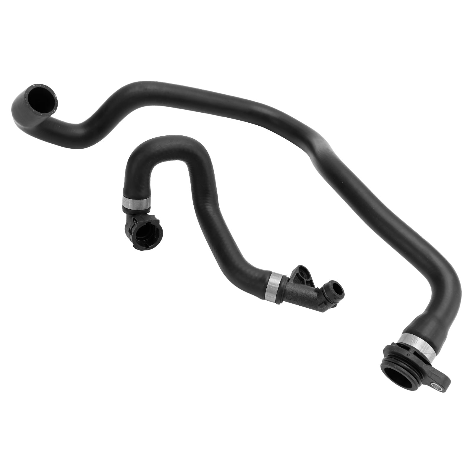 BMW E90 128i 328i 2007-2011 Radiator Coolant Water Hose Pipe Kit (7 Hoses)