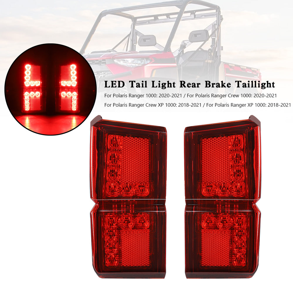 LED Tail Light Brake Light For Polaris Ranger Crew XP 1000 2018-2021 2413766 Red